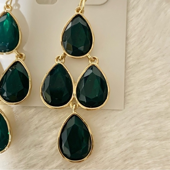 NWT Style & Co green drop earrings 💍💎👑💕 - Picture 5 of 9